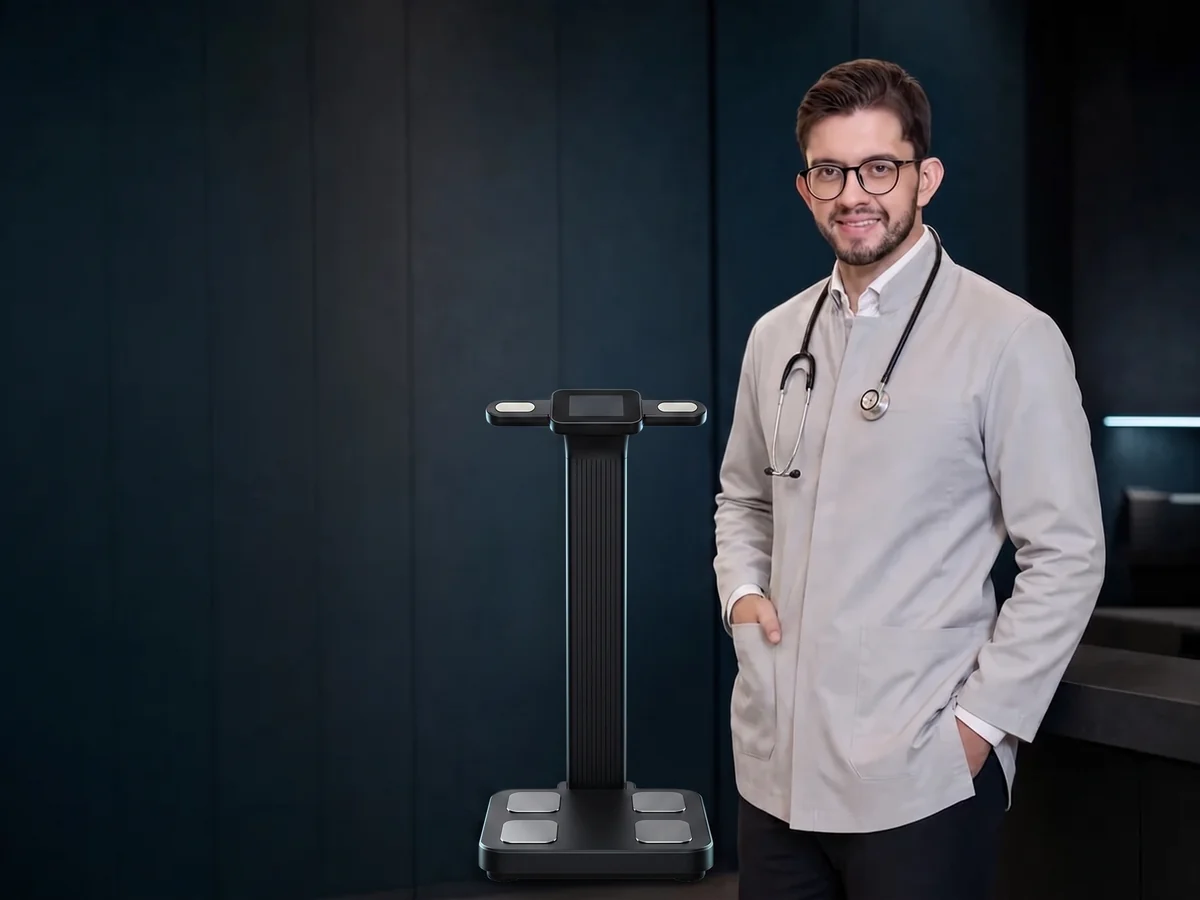 Consulta de retorno com reavaliação de composição corporal por bioimpedância